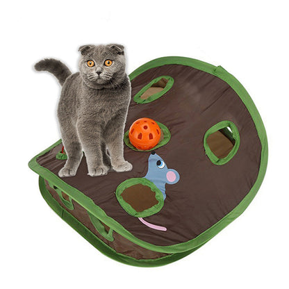 Zowo Pet 9-Hole Cat Hide And Seek Toy