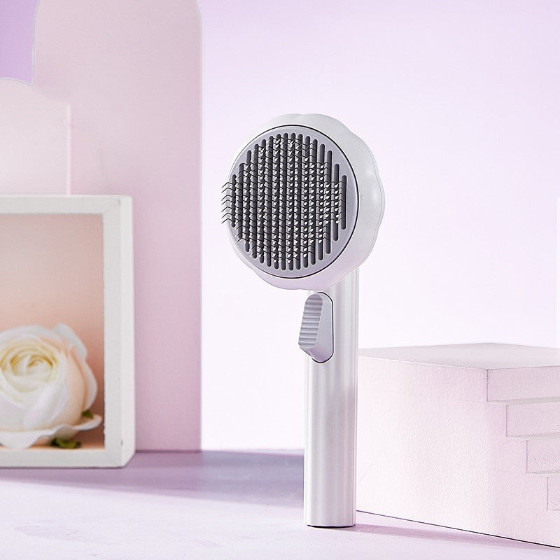 Self-Cleaning Pet Slicker Brush
