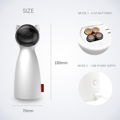 Zowo Pet Automatic Rotating Laser Cat Toy