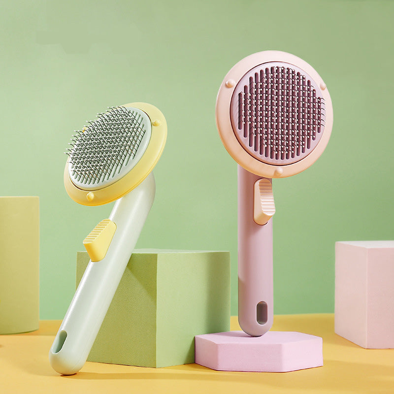 Self-Cleaning Pet Slicker Brush