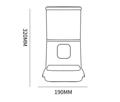 Zowo Pet Smart WiFi Automatic Pet Feeder