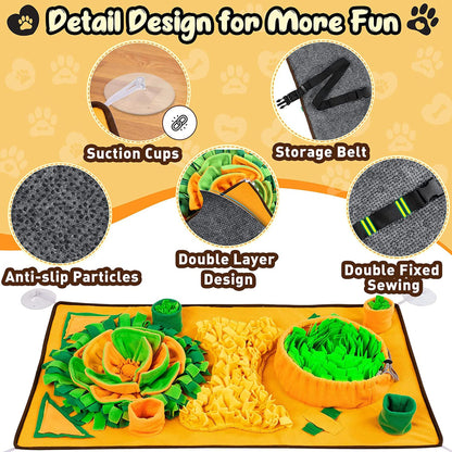 Zowo Pet Large Snuffle Mat For Dogs