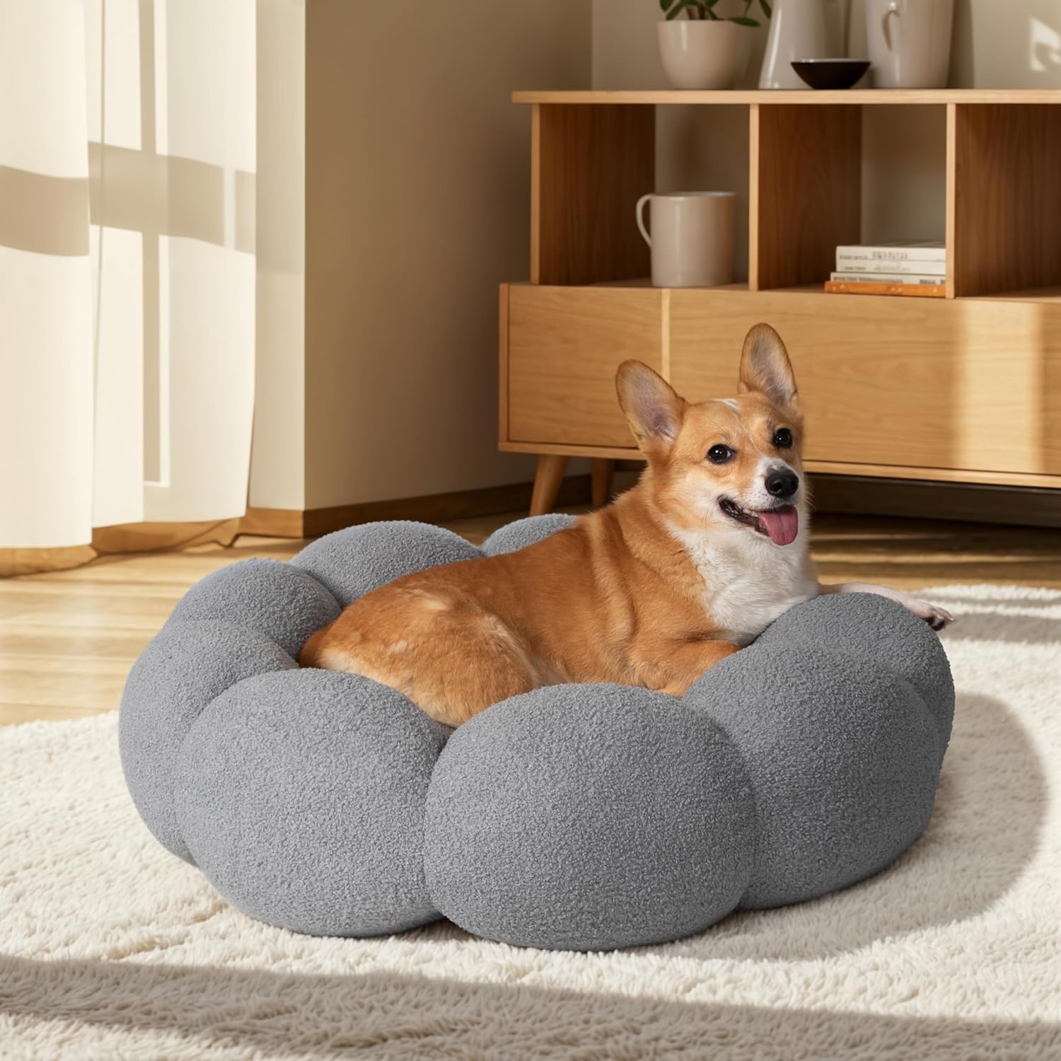 Blossom Donut Calming Pet Bed