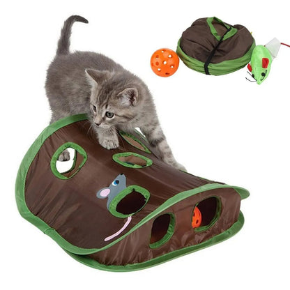 Zowo Pet 9-Hole Cat Hide And Seek Toy