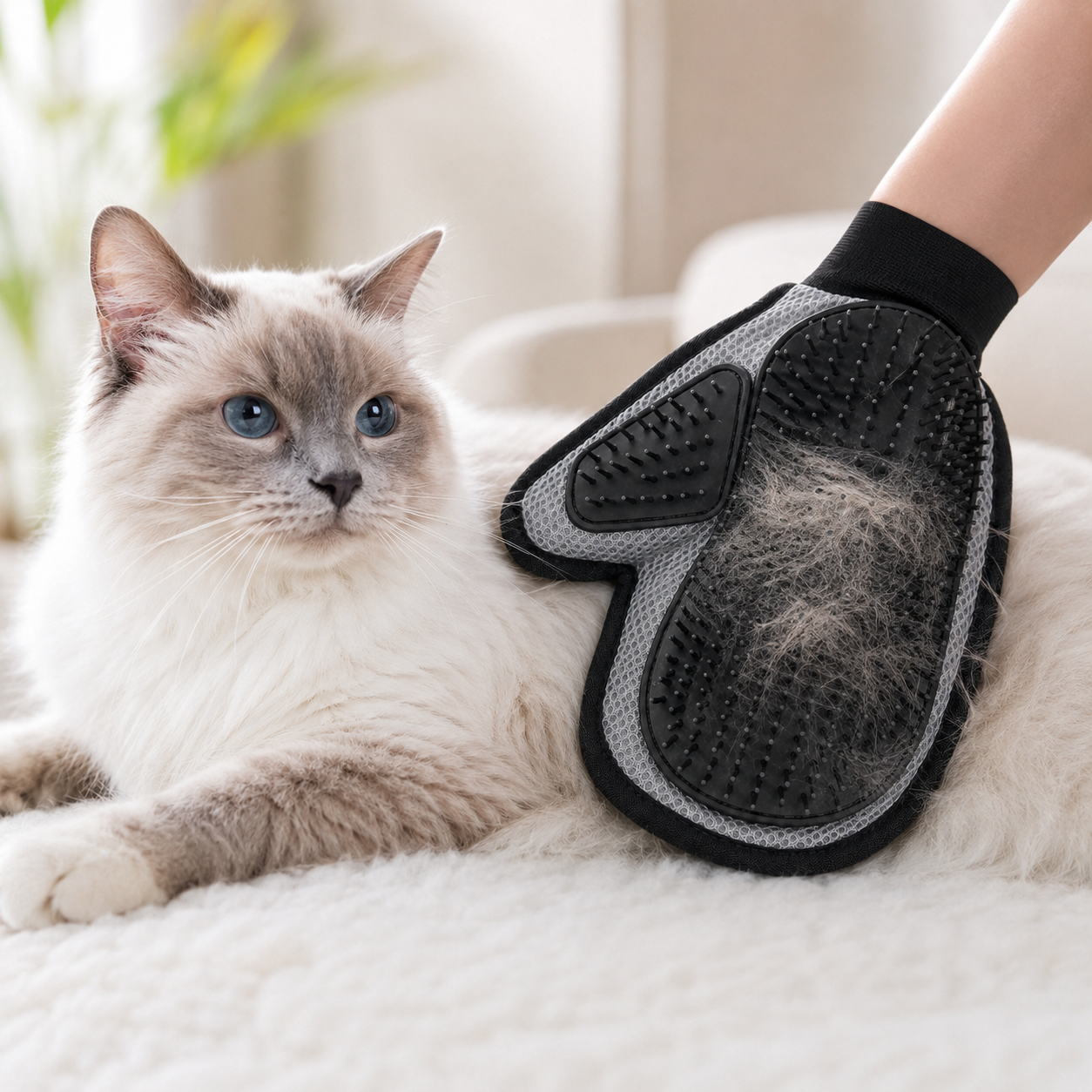 Silicone Pet Grooming Massage Glove