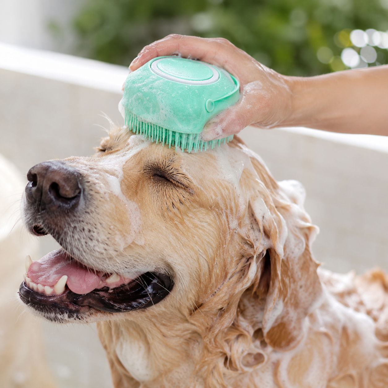 Silicone Pet Shampoo Massage Brush