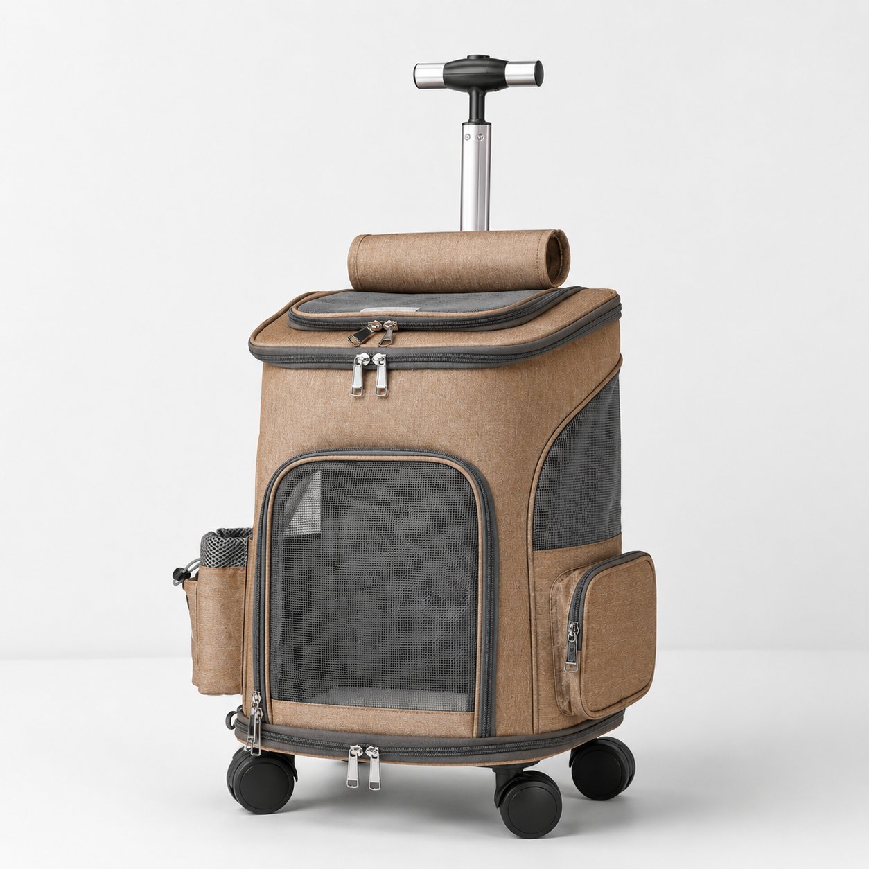 Foldable Pet Backpack Trolley
