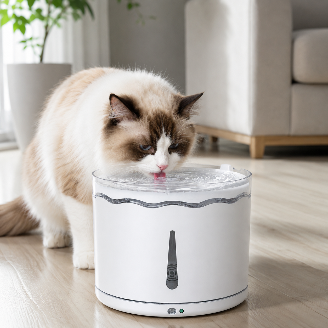 Smart Petal Pet Water Fountain