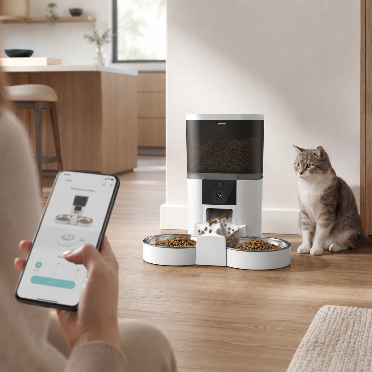 Smart App-Control Pet Feeder