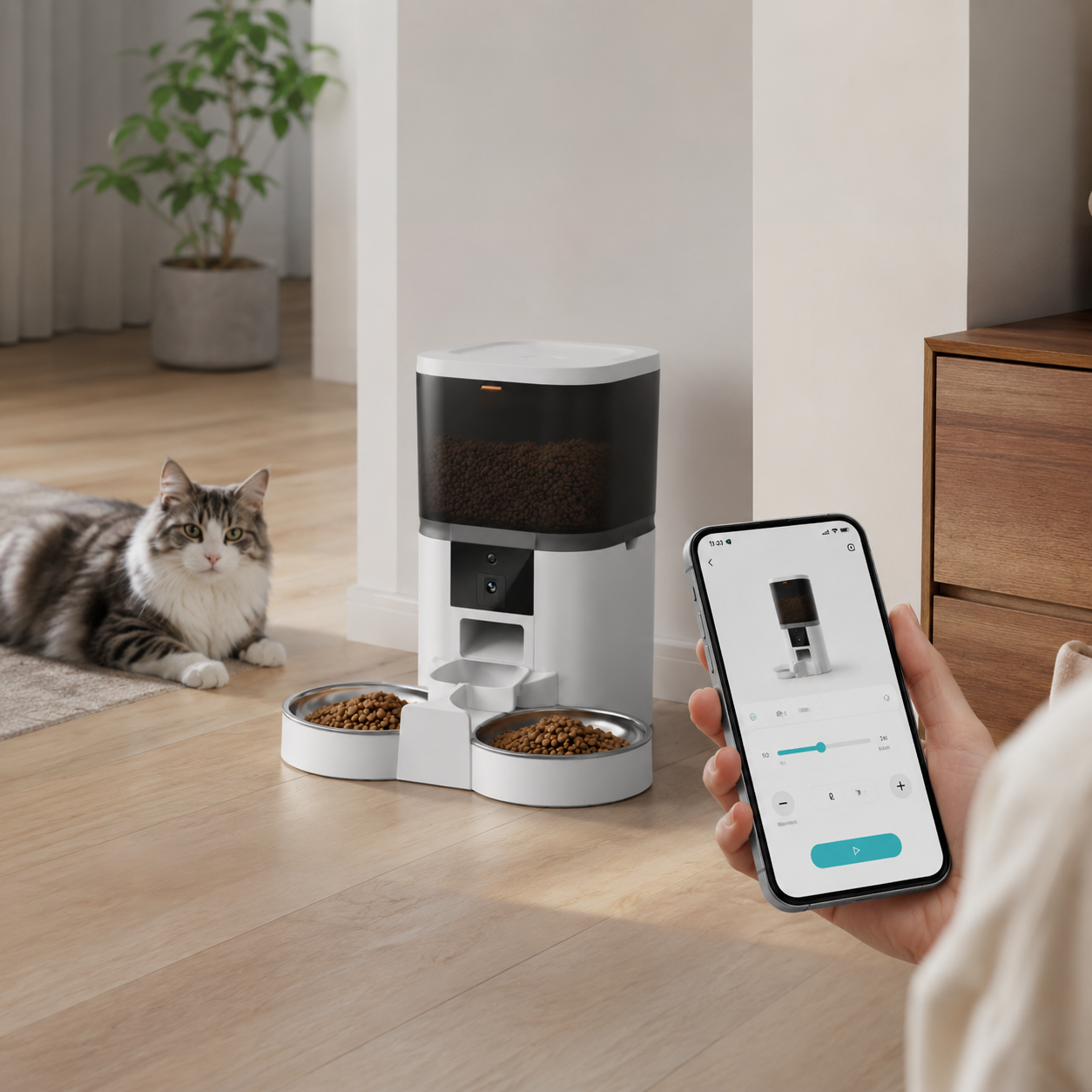 Smart App-Control Pet Feeder