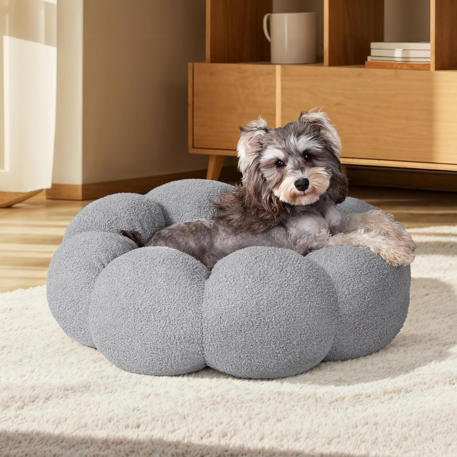 Blossom Donut Calming Pet Bed