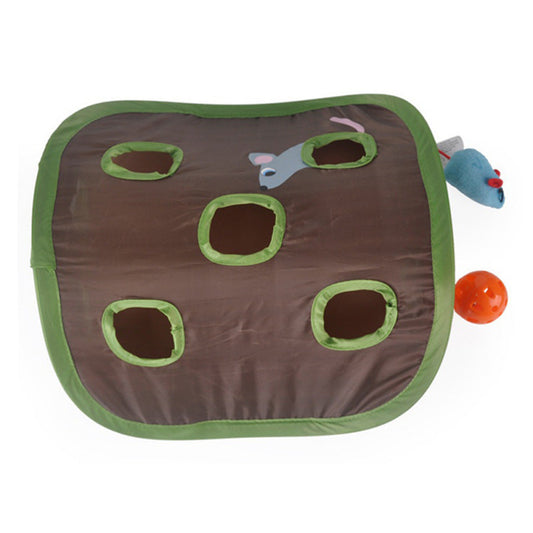 Zowo Pet 9-Hole Cat Hide And Seek Toy