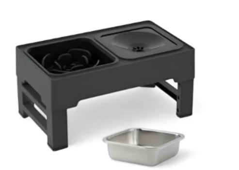 Adjustable Elevated Dog Bowl Stand