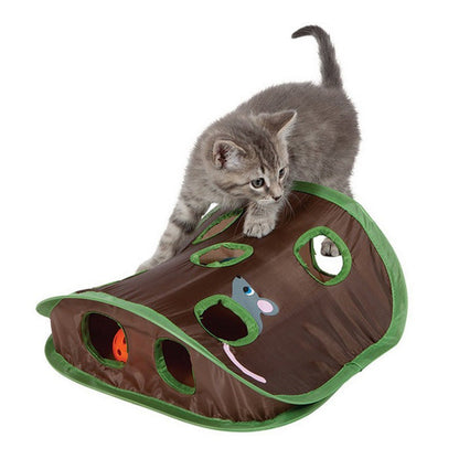 Zowo Pet 9-Hole Cat Hide And Seek Toy