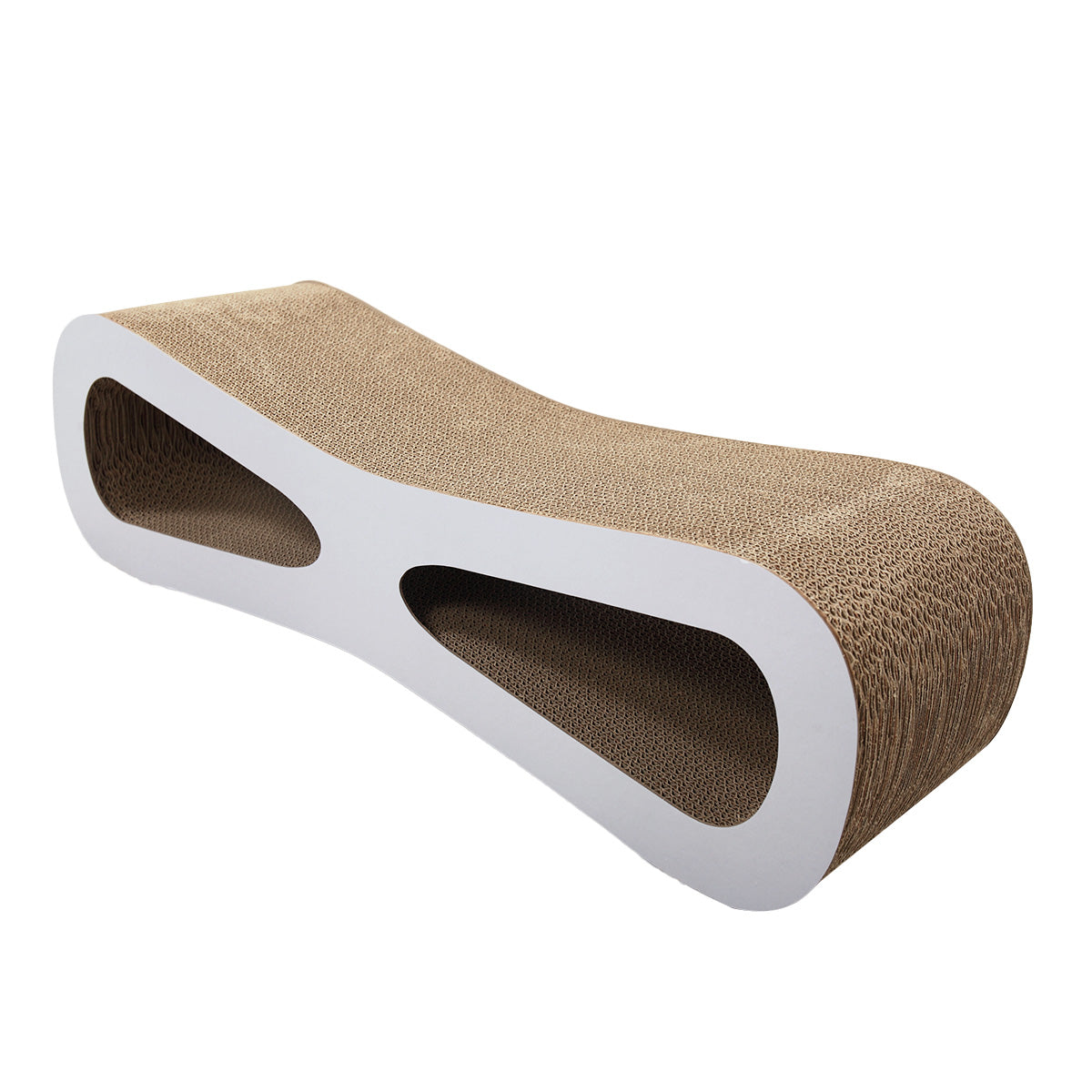 Natural Corrugated Cat Scratcher Lounge