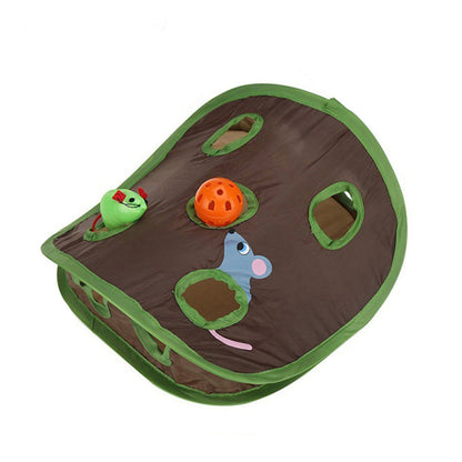 Zowo Pet 9-Hole Cat Hide And Seek Toy
