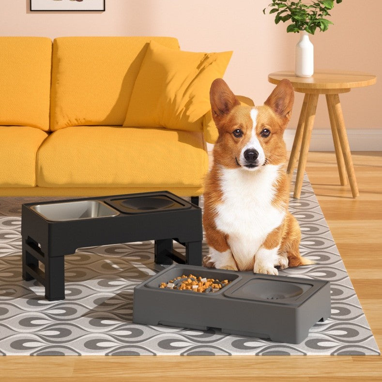 Adjustable Elevated Dog Bowl Stand